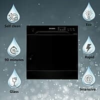 Faber table top 8 Place Setting Dishwasher (FFSD 6PR 8S Ace Black)