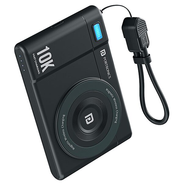 Portronics Power Shutter Air 10k Wireless Slim PowerBank
