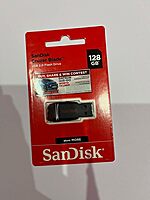 SanDisk Cruzer Blade 128GB USB 2.0 Pen Drive – Compact Flash Storage | Red