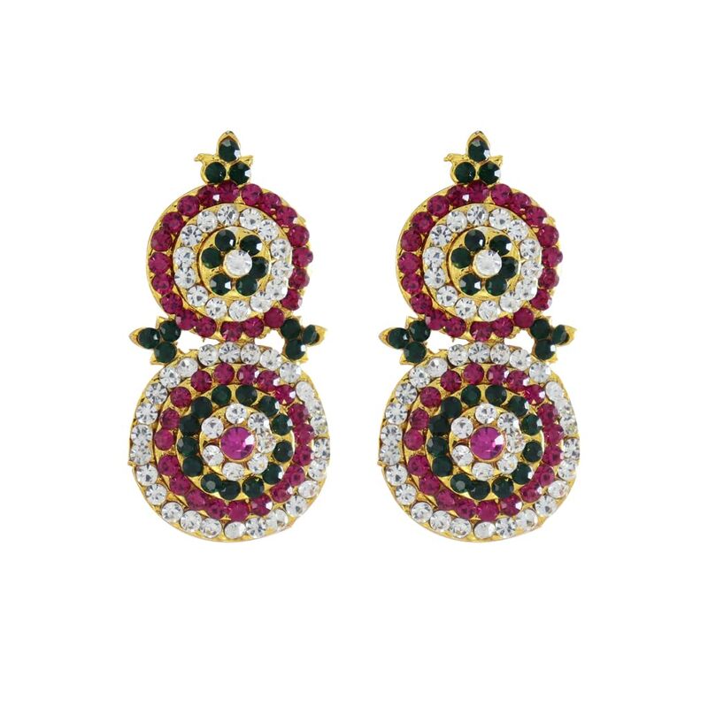 God Ornament Multi Stone Ear