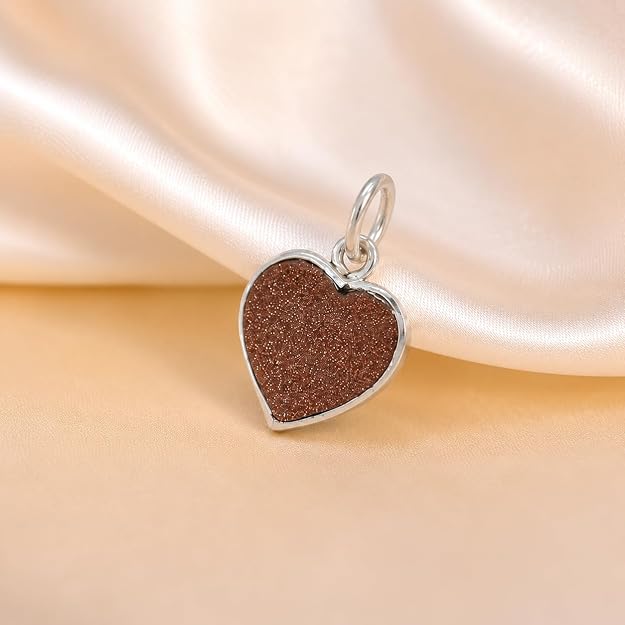 Rajavarthi Stone Sterling Silver Pendant/Dollar
