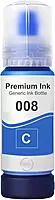 008 Ink for Epson L6460, L6490, L15150, L15160, L15180, L6570, L6580, M15140, M15180 (Cyan)