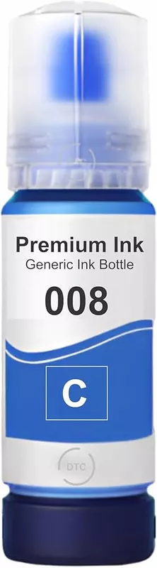 008 Ink for Epson L6460, L6490, L15150, L15160, L15180, L6570, L6580, M15140, M15180 (Cyan)