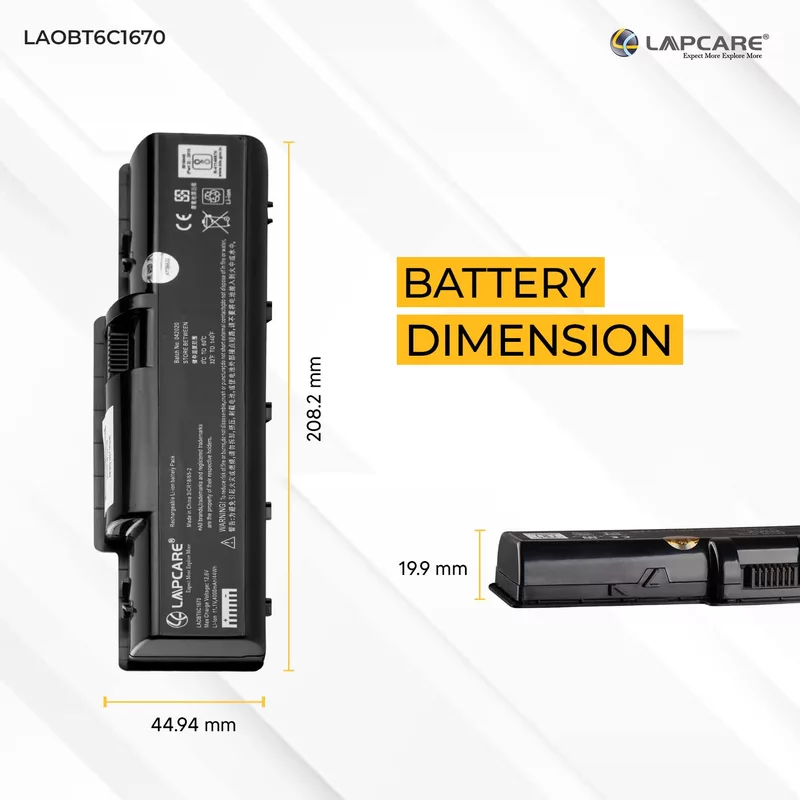 Techie Acer MS2220 Laptop Battery Replacement – Compatible with Techie AS07A31, AS07A32, AS07A41. Ensure your laptop runs smoothly with this reliable battery for optimal performance.