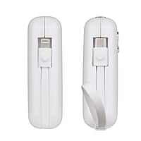 ZEBRONICS MW64 Compact Power Bank, 10000 mAh, Rapid Charge, 22.5W Output, Outputs - Type C Cable | Type C Port | Lightning Port, Percentage Indicator