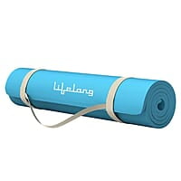 Lifelong Yoga mat for Women & Men EVA Material 8mm Anti Slip for Gym Workout
