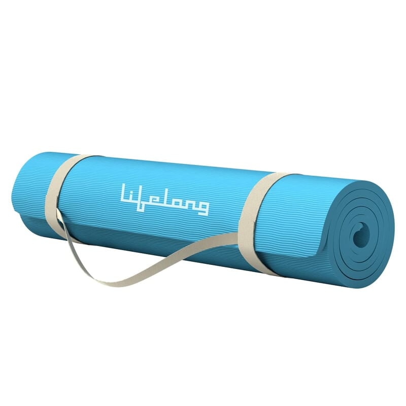 Lifelong Yoga mat for Women & Men EVA Material 8mm Anti Slip for Gym Workout