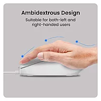 POR 2222 Toad 102 Wired Mouse – 1200 DPI | 1.25M USB Cable | White | 1 Year Warranty