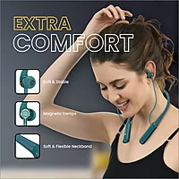 Portronics Harmonics 250 – 60H Headset, Fast Charge, Green. Enjoy immersive sound with long battery life, quick charging, and a stylish design. Perfect for music lovers and gamers alike!