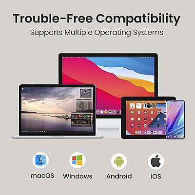 Portronics Mport 30M – A versatile USB-C hub that offers Ethernet connectivity and 100W Power Delivery. Perfect for seamless data transfer and charging, enhancing your productivity on the go.