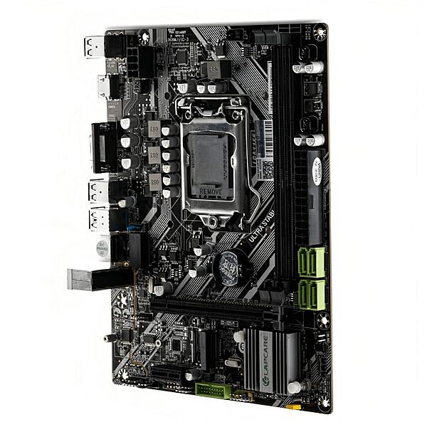 Lapcare H61 Motherboard – DDR3 Support | Micro ATX | NVMe Slot | LGA 1155 Socket | High-Speed Performance | Desktop Motherboard