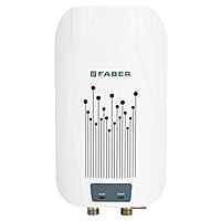 Faber Zippy Instant Geyser 3 Litre 3000W Powerful Heating Superior Energy Efficiency