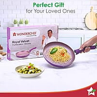 Wonderchef Royal Velvet Non-stick 24cm Fry pan 3 mm thick 1.8 litres