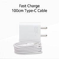 MI Xiaomi 22.5W Fast USB Type C Charger Combo for Tablets - White MI Xiaomi 22.5W Fast USB Type C Charger Combo for Tablets - White