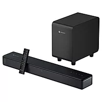 Portronics Sound Slick X – 250W 2.1 Soundbar with Subwoofer offers immersive audio experience, sleek design, and powerful bass. Perfect for movies, music, and gaming. Enhance your sound today!