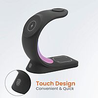 Just Corseca SwiftCharge 3-in-1 Wireless Charger – 15W Fast Charging | Phone, Earbuds & Watch