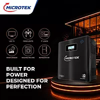 Microtek I-Lithium 1500 SW WiFi Inverter with 1280Wh Built-in Lithium Battery