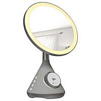 Portronics MOVO 3-in-1 Wireless Charger with 5W Bluetooth | 15W Wireless Charging| Black