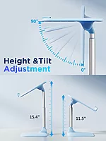 Portable Laptop Table for 17" Devices – Foldable, Anti-Skid, Adjustable Height, Lightweight Design, Ideal for Home, Office, or Travel, Easy to Store, Perfect for Working or Studying Anywhere.
