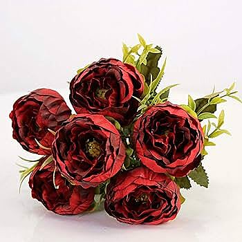 Rose Bunch Maroon with fillers