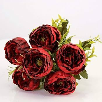 Rose Bunch Maroon with fillers