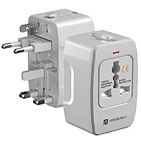 Portronics Juicemate 3 Universal Adapter delivers 6A AC output, fast charging, compact design, and multiple device compatibility. Built-in safety features make it perfect for home and travel.