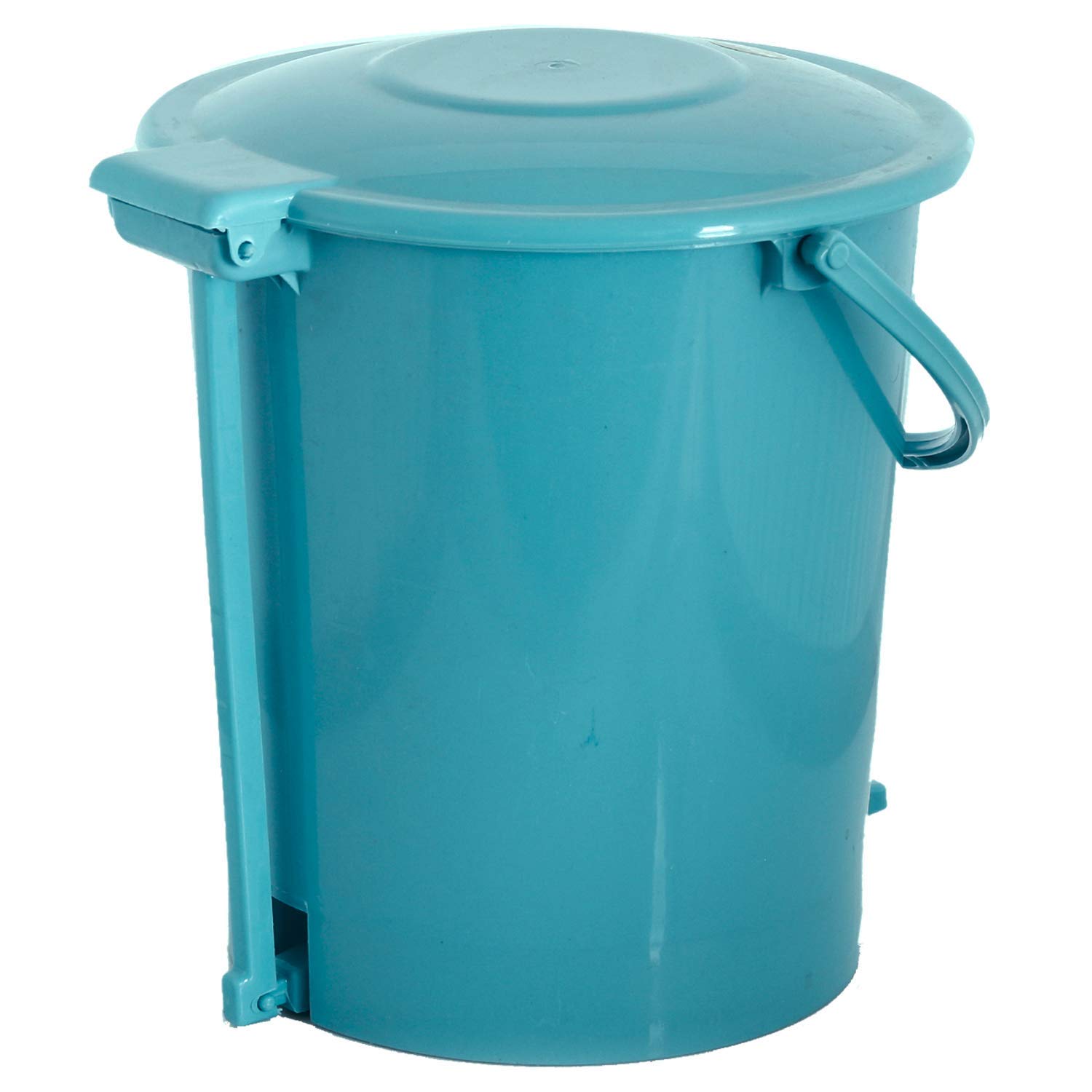 Multicolour Plastic Dustbin Garbage Bin with 10 Liters Pedal