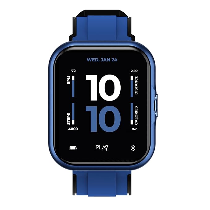 PLAY PlayFit Dial3 Pro Smartwatch Black