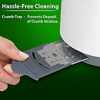 AGARO Venus 750W, Two Slice Toaster with 6 Toasting Levels