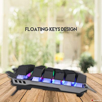 Live Tech Evon+ Combo! Featuring a vibrant RGB keyboard and precision mouse, this set enhances your setup with style and performance for an immersive experience.