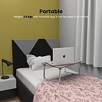 POR 1819 My Buddy J Portable Laptop Table – Folding Legs | Brown | 1 Year Warranty