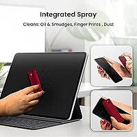 Portronics Swipe 2 Screen Cleaner & Duster – Red effectively cleans screens and surfaces, ideal for home and office environments.
