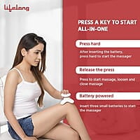 Lifelong Battery Powered Mini Head and Body Massager