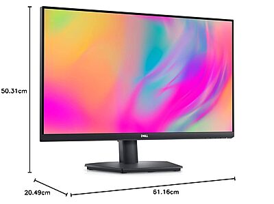 Dell 68.58 cm QHD Monitor 75Hz, IPS, 350 cd/m², 2x HDMI, SE2723DS.