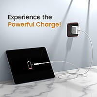 Ambrane 20W Type C Mobile Charger Adapter, Fast Charging for Android, iPhone 14/13,13/12/11/X & Pro, Max Series & Other Type C Enabled Devices, PD Technology, BIS Certified