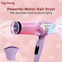 Lifelong Hair Dryer Hair Dryer For Women & Men, 2100 Watts 2 Speed and 2 Temprature Setting