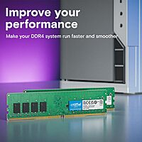 Crucial 16GB DDR4 3200MHz CL22 Desktop RAM – UDIMM | Lifetime Warranty