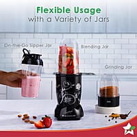 Wonderchef Nutri-blend Mixer Grinder Blender 3 Unbreakable Jars 500W 22000 RPM