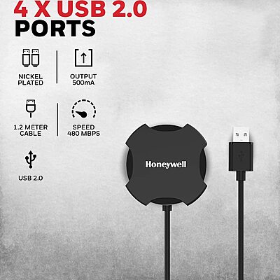 Honeywell 4 Port USB HUB 2.0