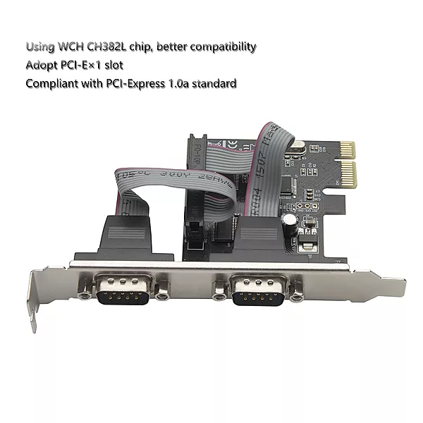 Hammok PCI Serial Card – 2 COM Port Adapter offers reliable connectivity for serial devices. Ideal for industrial applications, it supports legacy systems and enhances data transfer efficiency.