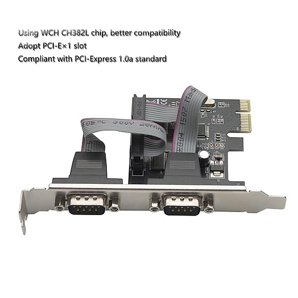 Hammok PCI Serial Card – 2 COM Port Adapter offers reliable connectivity for serial devices. Ideal for industrial applications, it supports legacy systems and enhances data transfer efficiency.