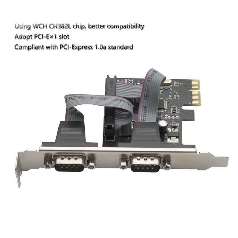 Hammok PCI Serial Card – 2 COM Port Adapter offers reliable connectivity for serial devices. Ideal for industrial applications, it supports legacy systems and enhances data transfer efficiency.