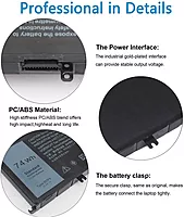 Dell 357F9 Battery – 4400mAh 6-Cell Replacement, designed for reliable performance and longevity. Perfect for Dell laptops, ensuring your device runs smoothly and efficiently. Easy to install!