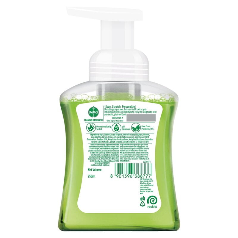 Dettol Foaming Handwash 250 Ml