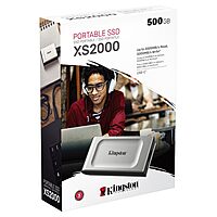 Kingston XS2000 500GB External SSD – USB 3.2 Gen 2 | Up to 2000MB/s | Portable Drive