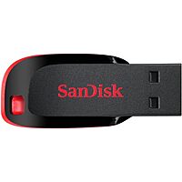 SanDisk Cruzer Blade 32GB USB 2.0 Pen Drive – Compact Storage | Red | 5 Years Warranty