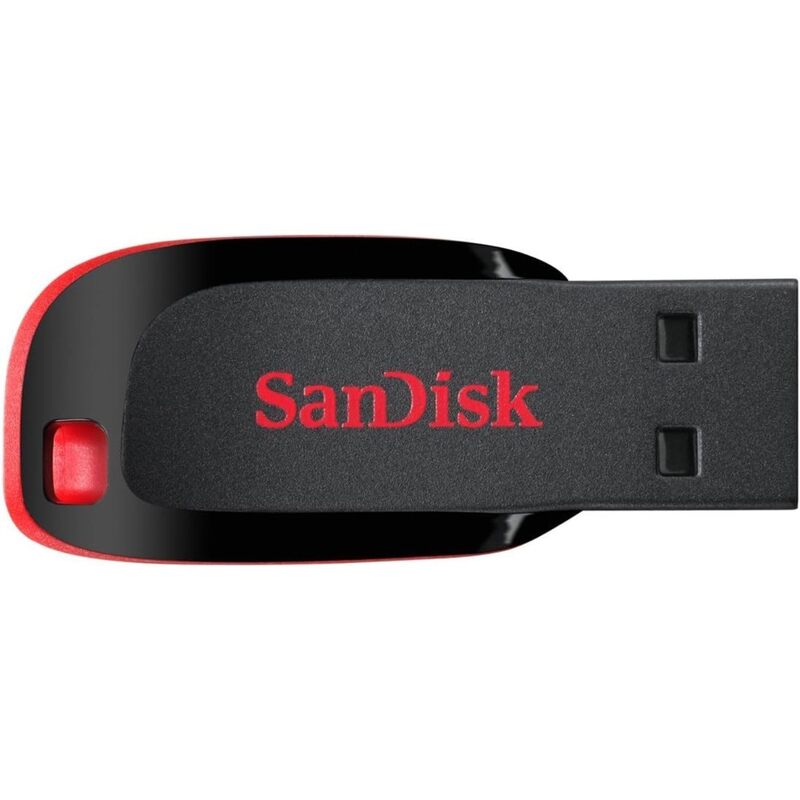 SanDisk Cruzer Blade 64GB USB 2.0 Pen Drive – Flash Storage | Red