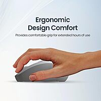 Portronics Toad 34 2.4GHz Wireless Mouse – 1000 DPI | White | 1 Year Warranty