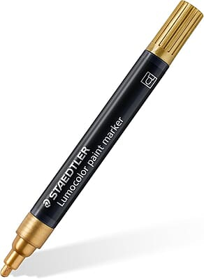 STAEDTLER 349 LUMO ACR MARKER - 11 GOLD