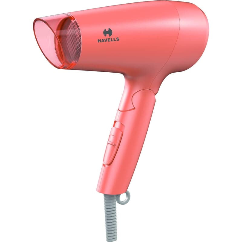 Havells HD2223 1200 Watts Foldable & Travel Friendly Hair Dryer, 3 Heat (Hot/Cool/Warm) Settings